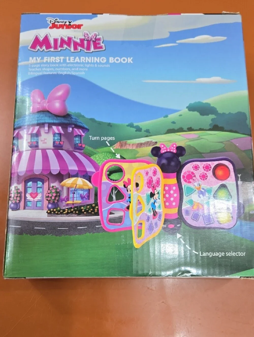Disney Minnie Interactive Learning Book - Pink, Purple, Yellow, Green